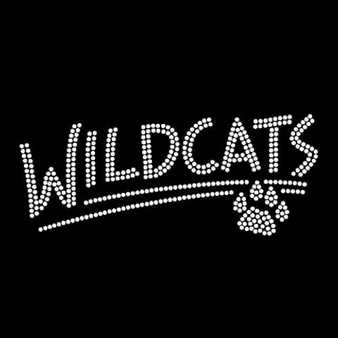 Wildcats with Paw Iron On Rhinestone Crystal T-shirt Transfer by Jubilee Rhinestones by Jubilee Rhinestones Cover