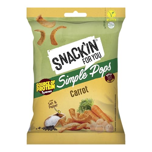 Snack'in for you - Simple pops zanahoria, 40g