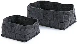 Oikos - Kit Cestos Feltro Retangulares 2 Peças