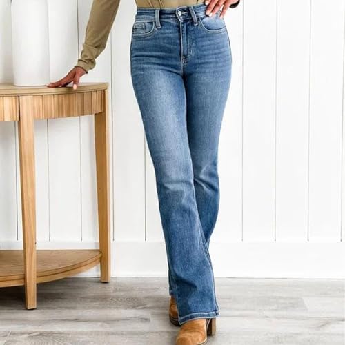 Trycurves Holy Grail Tummy Control Bootcut Jeans for Women High Stretchy Ultra-Comfortable Bootcut Jeans4