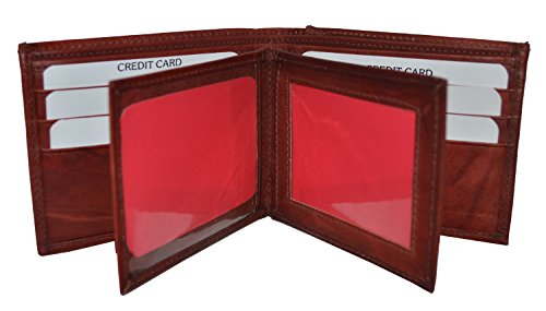 Leatherboss Men's Genuine Leather Multi Pocket Wallet