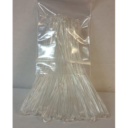 Clear plastic loop strap for luggage tag Clearance