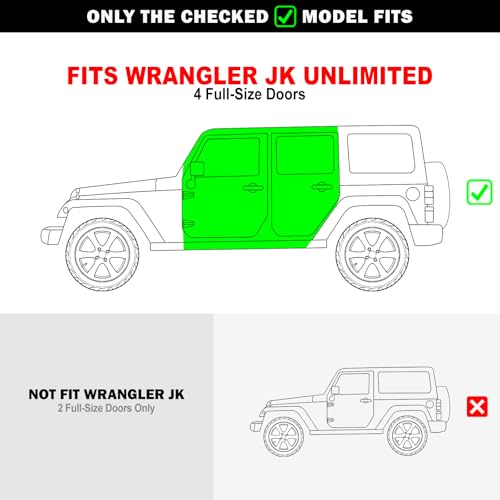 Estribos laterales en acero inoxidable para Jeep Wrangler JK miniatura 6