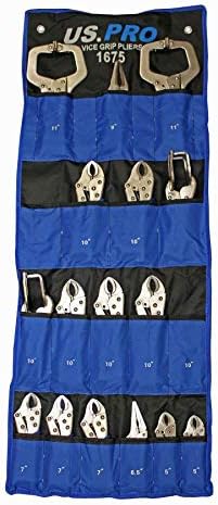 US PRO Tools 16pc VICE Grip Locking Pliers Set inc C-Clamps 1675