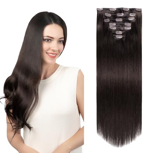 Extensions cheveux humains à clip invisibles : Solution volume et longueur sans abîmer