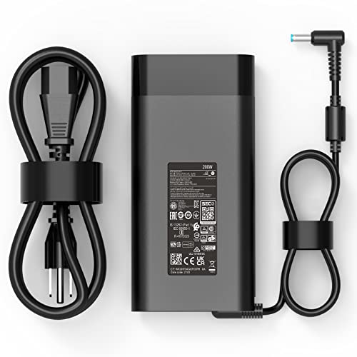 200W Laptop Charger Fit for HP Omen Gaming 15 16 17 Victus Gaimng 15 16