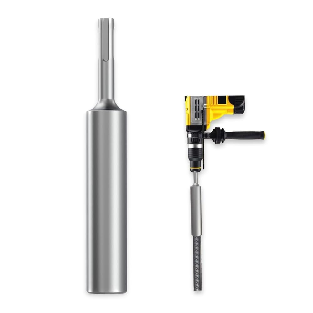 SDS-Plus - Atornillador de varilla de tierra para varillas de 5/8 y 3/4 pulgadas - y taladros de martillo profesionales SDS Plus de 25 x 170 mm