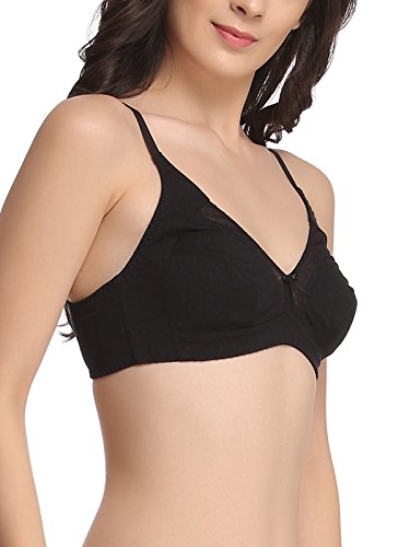 Image of Clovia Women's Cotton Non-Padded Non-Wired Full Cup Bra in Red