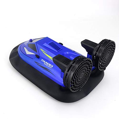2.4G Large Remote Control Hovercraft Full Function High Speed Boat Water & ice Land Walking 1/14 Scale 9.3mph (15kmh) RC watercrafts for Big boy 14 Years Old + - Thumbnail 3