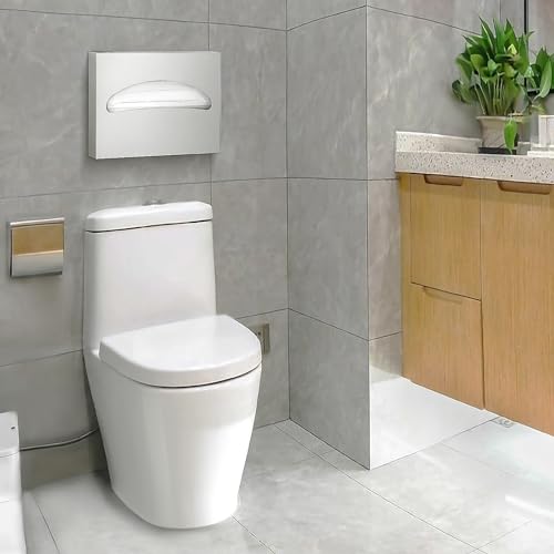 Image of Gorlary 2 Pack Commercial Toilet Seat Cover Dispenser Wall Mount
