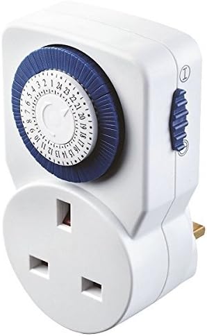 Masterplug Indoor Power TMS24-MP 24-Hour Mechanical Segment Timer by ...