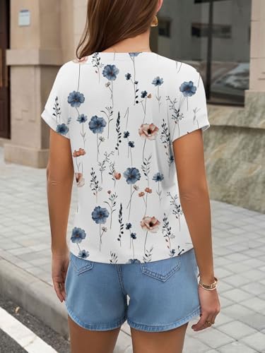 Image of UNCLECAT Womens Crop Tops Loose Fit Cap Short Sleeve Summer Tee