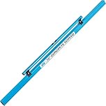 OX TOOLS Pro Series 72-Inch Concrete Screed with Leveling Vial | Aluminum | Lightweight & Reversable Handle | Screed for Cutting and Smoothing | 6' Concrete Screed