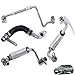 Turbocharger Coolant Line Kit 11538663516 11538663517 11428626652 11428626653 Compatible with B-m-w F10 F22 F20 F30 X1 X3 X4 X5 Z4 N20 N26 2010-2018