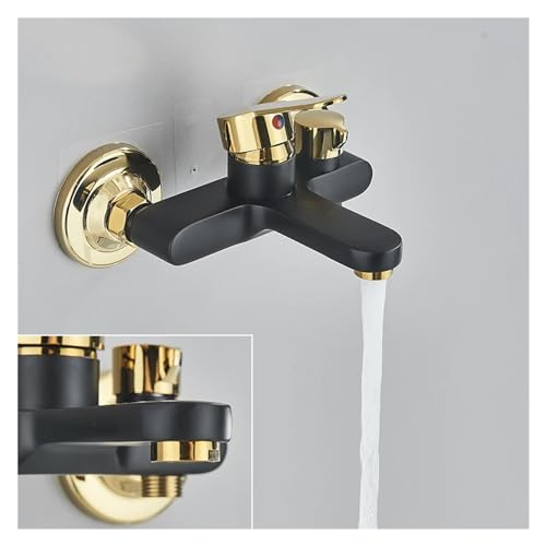 Robinet de douche haut de gamme White Gold avec douchette en ABS - 6
