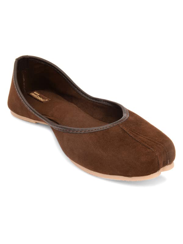 Office wear Mojari Punjabi Jutti for Women Ethnic Footwear- Basic Suede-image-20