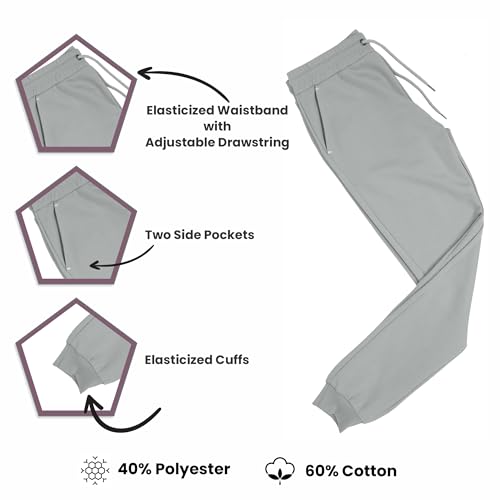 Galaxy by Harvic Womens 4-Piece Full Zip Hoodie & Jogger Tracksuit Sets, Sweatsuits with Pockets 2-Pack4