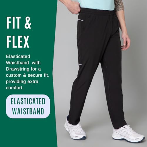 Image of Track Pant for Men for Running, Gym Sports Lower for Men & Boys Summer Track Pants for Men, Boys Multipurpose Mens Lower Activewear Regular Fit Trousers Sports Night Pants for Men