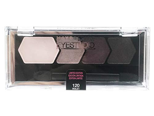 Maybelline New York Eye Studio Color Plush Silk Eyeshadow, Violet Femmes 120, 0.09 Ounce