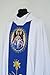Vestment Marian - Gothic style Chasuble with a matching stole - plain fabric