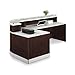 NBF L Shaped Modern Reception Desk with Counter - 79