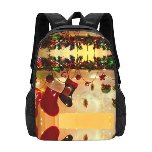 Sac à dos d'école léger et résistant Merry Christmas pour soulager le dos des enfants
