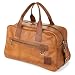Berliner Bags Vintage Sac de Voyage en Cuir Austin, Weekender Duffle pour Sports Homme Femme - Marron (Marron M)