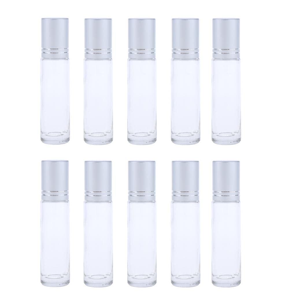Bouteilles à bille en verre pour huiles essentielles - Flacons de 10ml