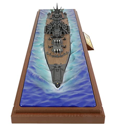 Forces Of Valor 1:700 JPN Schlachtschiff Yamato 1945 - Standmodell, Modellbau, Diorama Modell, Militär Modellbau, Militär Boot Modell, Schiff Standmodell, Marineblau Grau