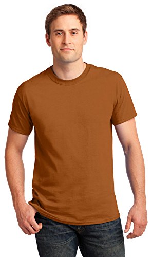 Gildan Mens Ultra Cotton 100% Cotton T-Shirt, Medium, Texas Orange