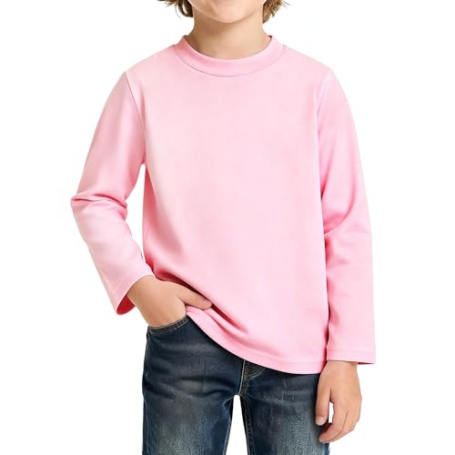 Image of Magic Park 6M-14Y Baby Short Long Sleeve Tee Tops Toddler T-Shirt Kids Solid Color Shirts Boys Girls Casual Blouse