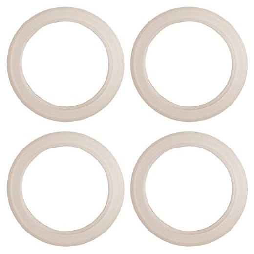4 x packningar 21531 kompatibel/reservdel för Sage Barista Express SES875BSS4EEU1 filterhållare 54 mm (som SP0020019) ytterdiameter 65,73 mm