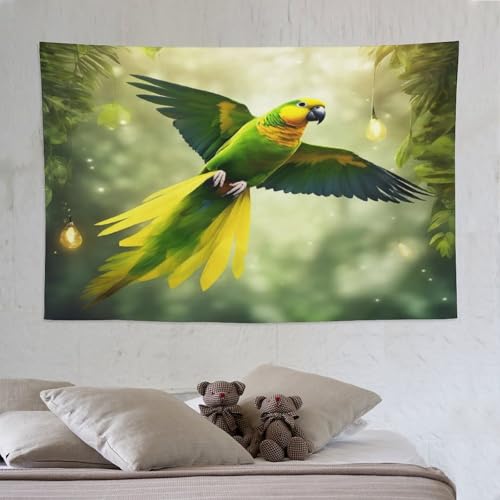 Tapisserie oiseau PAZZK 150x230cm pour salon