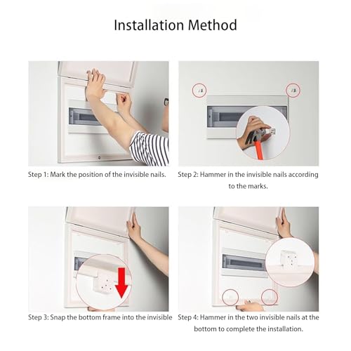Housse de compteur electrique d'interieur deco etanche pour maison et chambre - 7