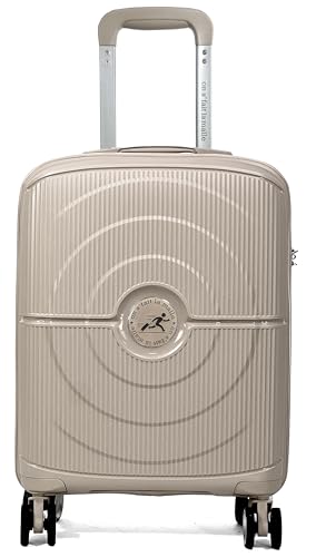 On s'fait la malle Valise de Voyage à roulettes Pivotantes, Polypropylène 75cm Taupe