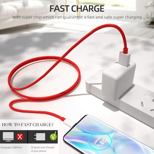 Image of Original Fast 65W USB Type C Data Sync Fast Charging Charger Cable for One Plus 13,13s,13r,12,12r,11,11r,10,10r,10t,10pro,9,9rt,9r,9pro,8,8t,7t,7pro,Nord 5,CE3,CE2lite,4,3,2,2T,CE4