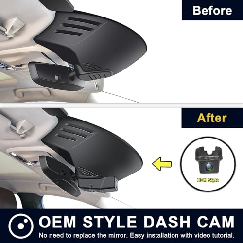 Dashcam Voiture 4K UHD 2160P Camera Connectee WiFi G Sensor