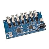 Buhdjfnke VL817 USB3.1 HUB- 1-Auf-7-Port-Hub-Splitter Unterstützt SuperSpeed-/High-Speed-/Full-Speed-/Low-Speed-Geräte