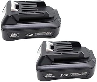 2 Pack 2.0Ah BL1021B Battery Replace for Makita 12V / 10.8V CXT Battery BL1020B BL1040 BL1040B BL1041B BL1015 BL1016 for Makita DF031D DF0331D TD110D JR103D JR105D HSS01D HP332D (12V 2000mAh)