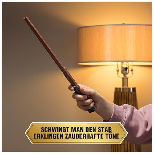 Harry Potter - Zauberstab mit Vibrationseffekt und Sound, ca. 31 cm, Spielzeug für Kinder ab 6 Jahren, Fanartikel