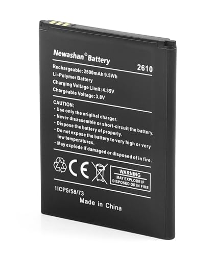 NEWASHAN Batterie Compatible avec Wiko Téléphone Portable Jerry 2 3 Tommy 3 Y60 Mobile Smartphone...