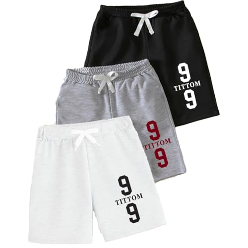 Image of Boys and Girls Cotton Printed Shorts (Pack of 3)