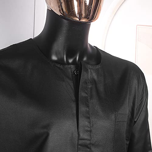 HD Traditional African Boubou Caftan Attire for Man Nigerian Mens Clothing Rhinstone Black Agbada Broder Dashiki Set 3XL4