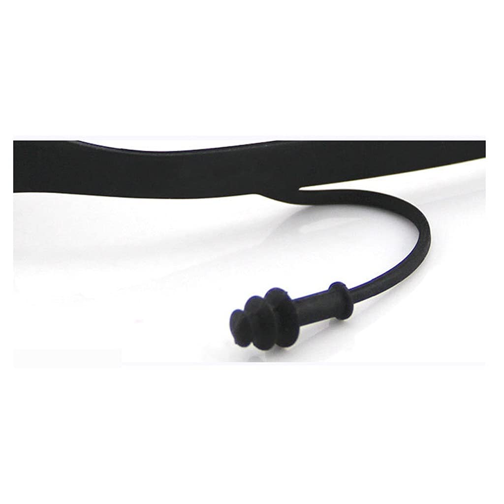 Myopie Lunettes de Natation Bouchon d'oreille Professionnel Adulte Silicone Bonnet de Bain Piscine Lunettes Anti Buée Hommes Femmes Optique Lunettes Imperméables (Couleur : C) (D)