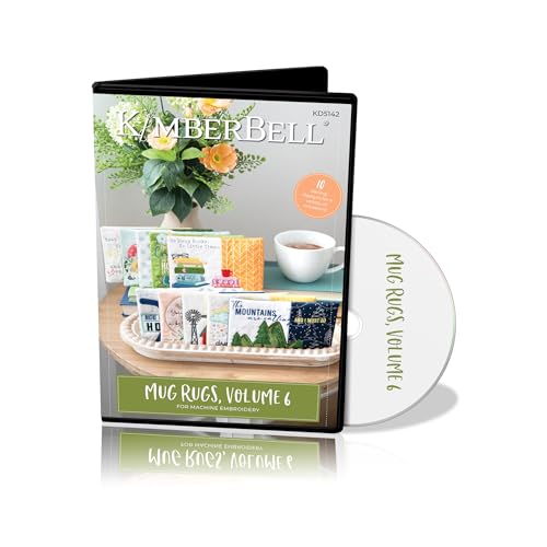 Image of Kimberbell Mug Rugs Vol. 6 - Machine Embroidery CD, Embroidery Supplies, Quilting Embellishments