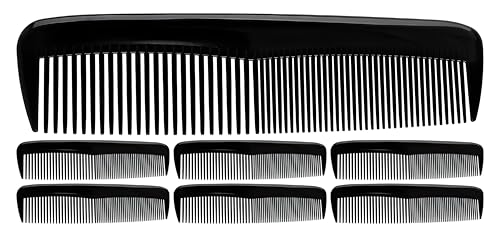 Pack de 7 Peines Flexibles Negros de 5 Pulgadas miniatura 1