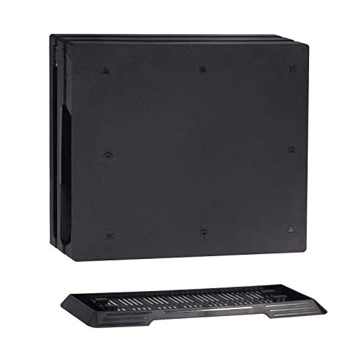 Andifany För PS4 Pro vertikalt stativ för 4 Pro med inbyggda kylventiler och halkfria fötter