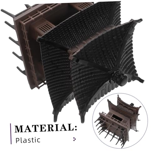 Pagoda miniatura impermeable: decora tu pecera o bonsái sin daños 4