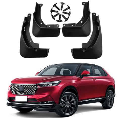 Image of Mud Flaps Mud Guards Fit for 2022-2024 Honda HRV RS SE, Front & Rear Mud Splash Guards Accessories - 4 Pc, Black