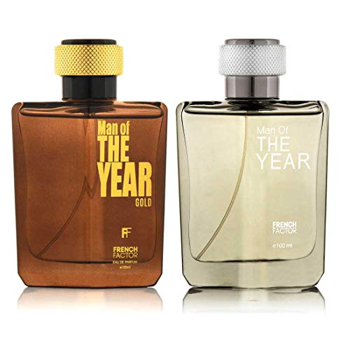 Image of FF Man of the Year Original and Gold Combo Pack of 2-100ml, Real Men's Fragrance, Special Perfume for Men, Office & Party Use, Feels like Luxury,